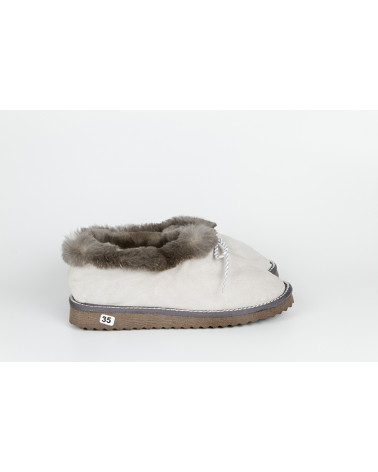 zapatillas cerradas con pelo
