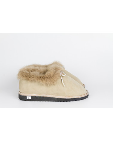 zapatillas cerradas con pelo