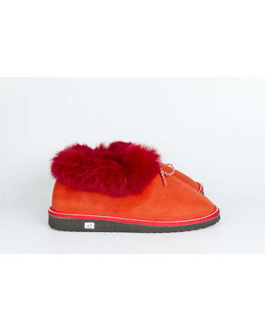 zapatillas cerradas con pelo