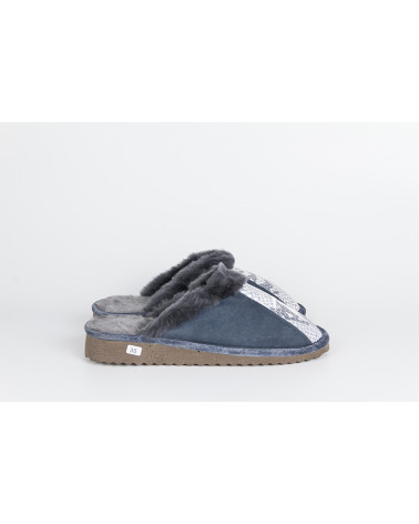 zapatillas destalonadas con pelo