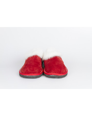 zapatillas destalonadas con pelo