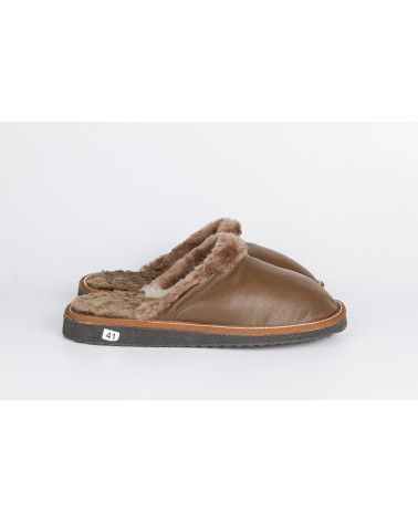 zapatillas destalonadas con pelo