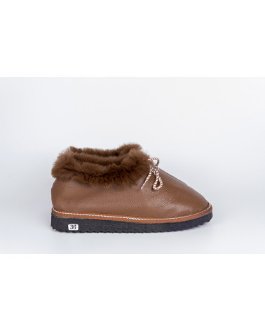 zapatillas cerradas con pelo