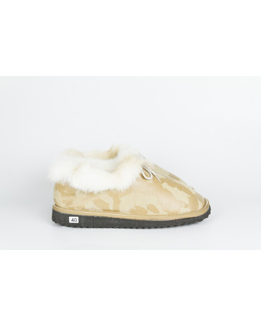 zapatillas cerradas con pelo