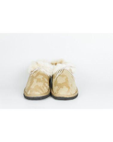 zapatillas cerradas con pelo