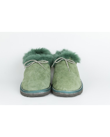 zapatillas cerradas con pelo