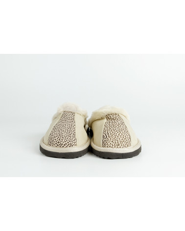 zapatillas destalonadas con pelo