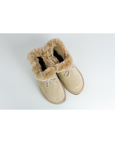 zapatillas cerradas con pelo