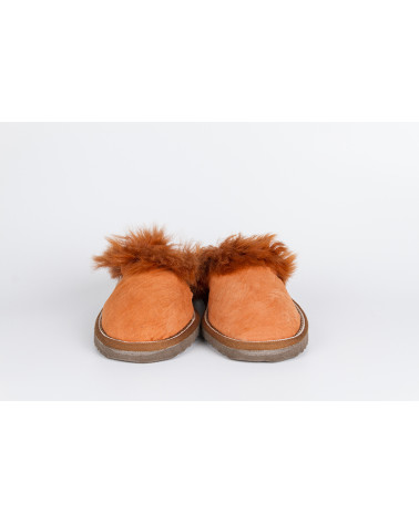 zapatillas destalonadas con pelo