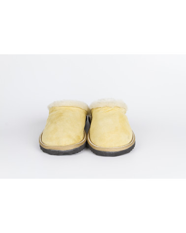 zapatillas destalonadas con pelo