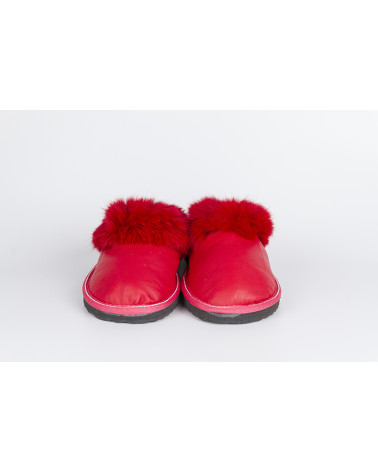 zapatillas destalonadas con pelo