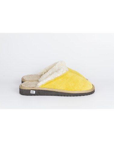 zapatillas destalonadas con pelo