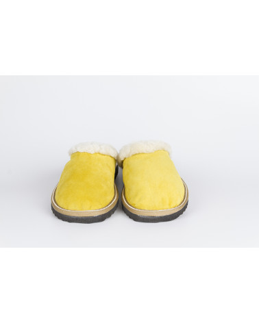 zapatillas destalonadas con pelo