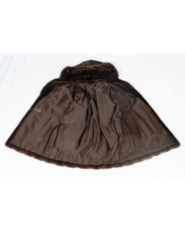 CHAQUETON VISON CON CAPUCHA