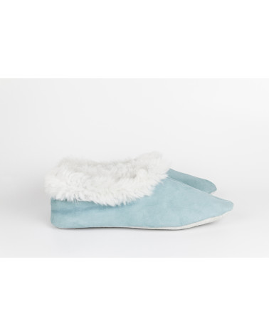 babuchas con borde de pelo