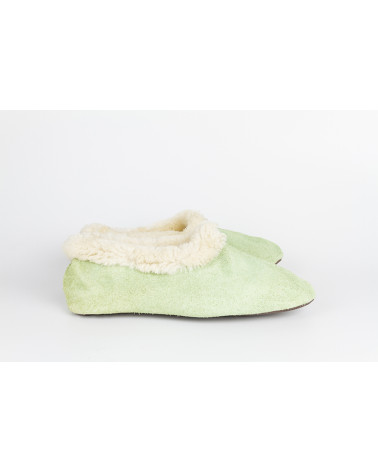 babuchas con borde de pelo