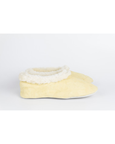 babuchas con borde de pelo