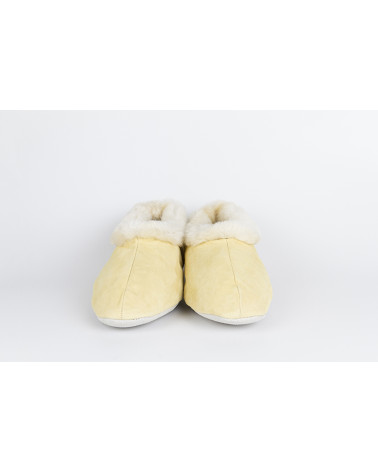 babuchas con borde de pelo