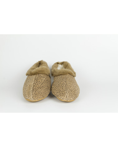 babuchas con borde de pelo