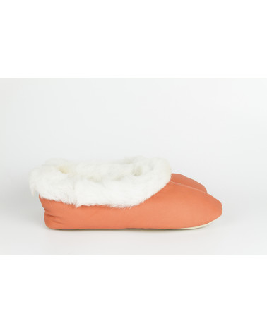 babuchas con borde de pelo