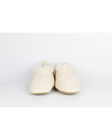 babuchas con borde de pelo