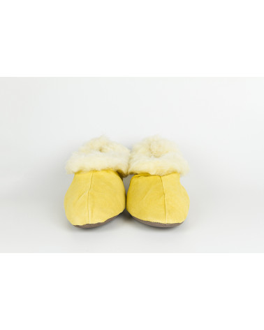 babuchas con borde de pelo