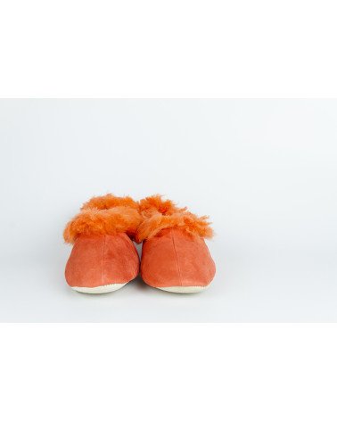 babuchas con borde de pelo