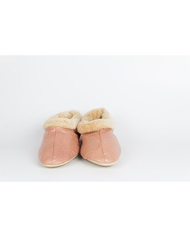 babuchas con borde de pelo