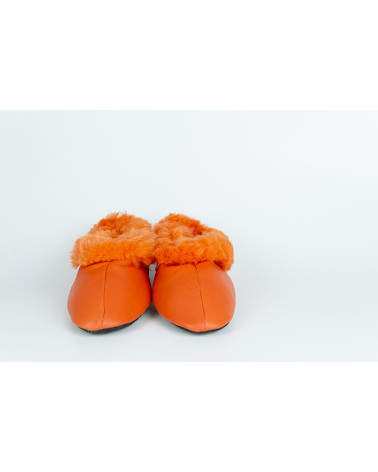 babuchas con borde de pelo