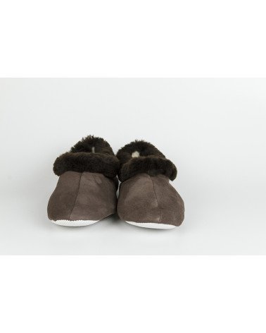 babuchas con borde de pelo