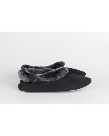 babuchas con borde de pelo
