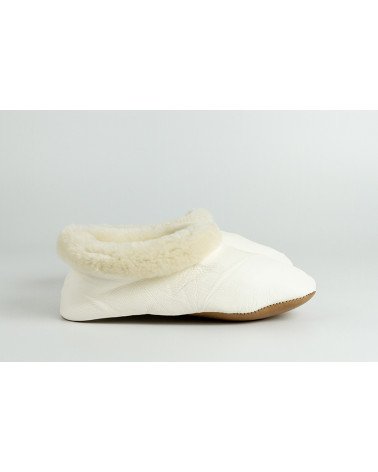 babuchas con borde de pelo