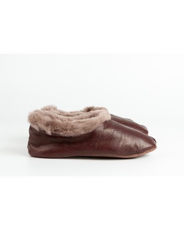 babuchas con borde de pelo