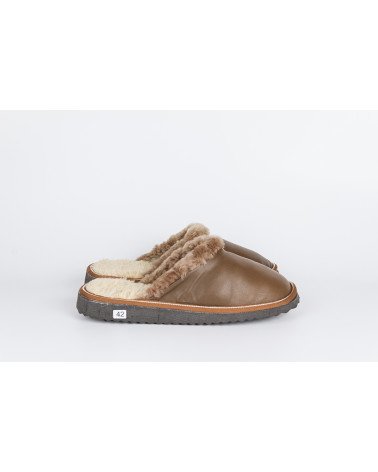 zapatillas destalonadas con pelo