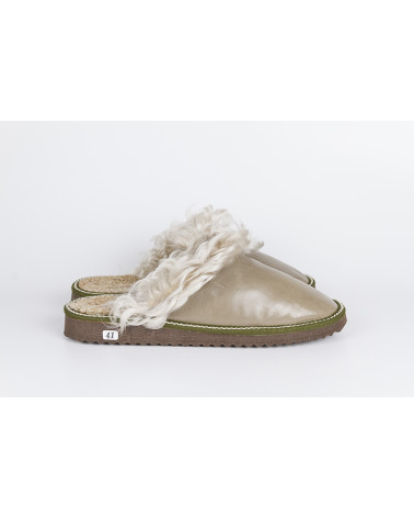 zapatillas destalonadas con pelo