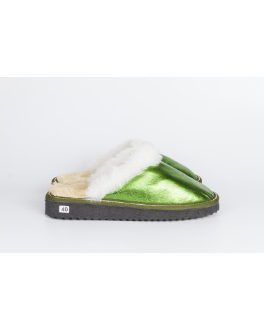 zapatillas destalonadas con pelo