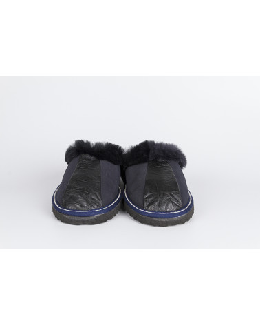 zapatillas destalonadas con pelo