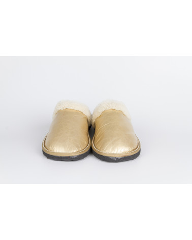 zapatillas destalonadas con pelo