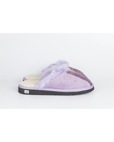 zapatillas destalonadas con pelo