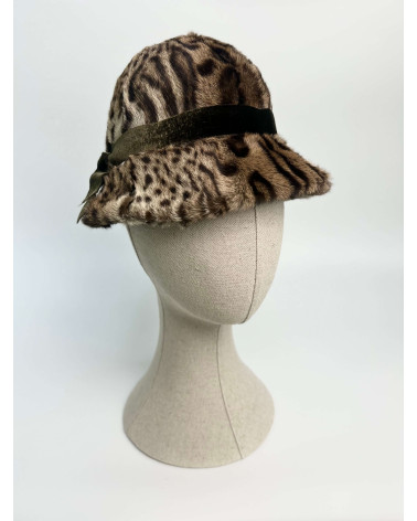 Gorro estampado felino