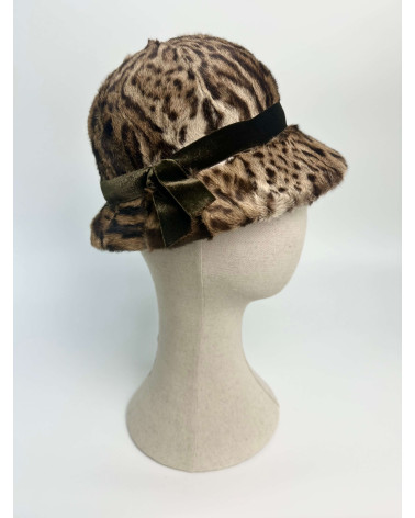 Gorro estampado felino