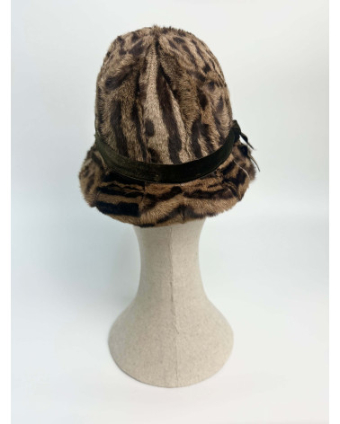 Gorro estampado felino