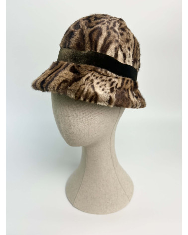 Gorro estampado felino