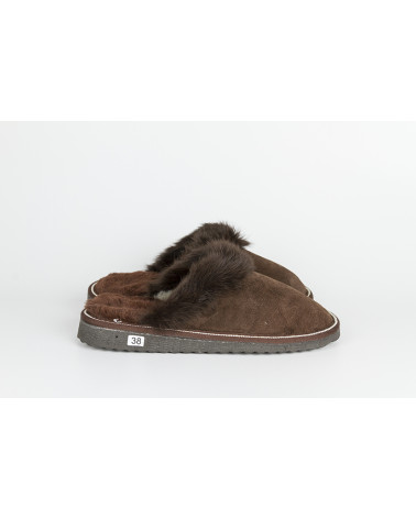 zapatillas destalonadas con pelo
