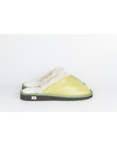 zapatillas destalonadas con pelo