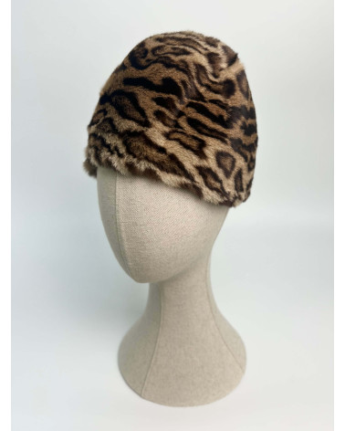 Gorro de estampado felino