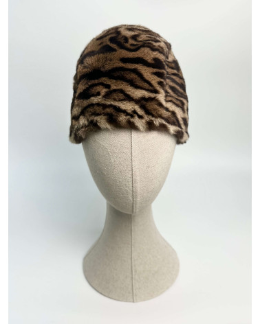 Gorro de estampado felino