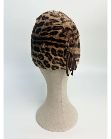 Gorro de estampado felino