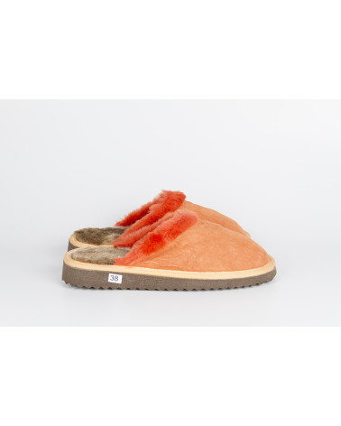 zapatillas destalonadas con pelo