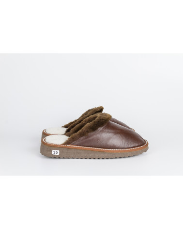 zapatillas destalonadas con pelo